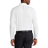 RLX Ralph Lauren Solid Airflow Performance 长袖 Polo 衫 - 纯白色