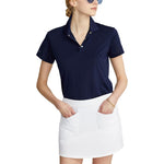 RLX Ralph Lauren 女式巡回演出高尔夫衬衫 - 法国海军蓝