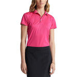 RLX Ralph Lauren 女式巡回演出高尔夫衬衫 - 亮粉色