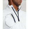 RLX Ralph Lauren Driver 奢华半拉链套头衫 - 纯白色