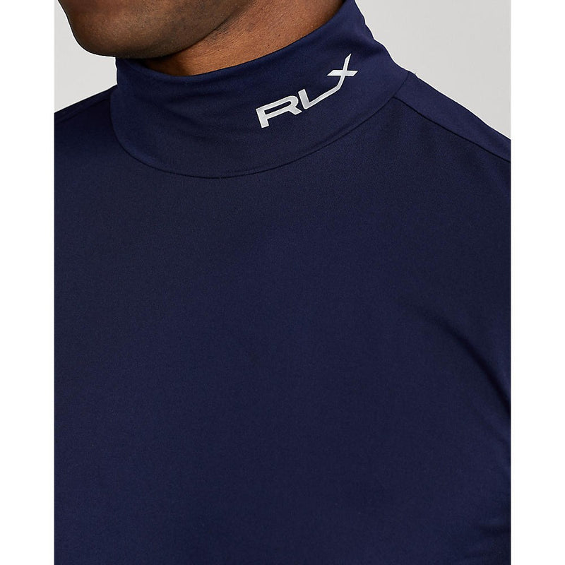 RLX Ralph Lauren 高性能高领毛衣 - 法国海军蓝