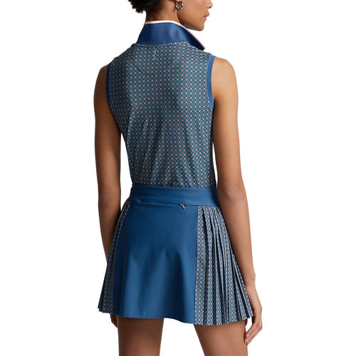 RLX Ralph Lauren 女式印花气流性能无袖高尔夫衬衫 - Flower Geo