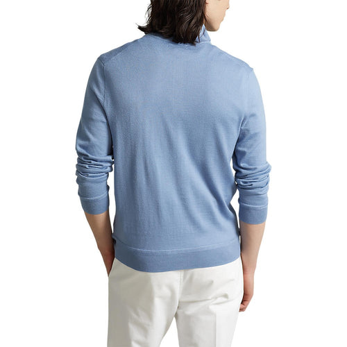 Polo Golf Ralph Lauren 半拉链针织衫 - 通道蓝色