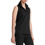 RLX Ralph Lauren 女子巡回赛表演无袖高尔夫衬衫 - Polo 黑色